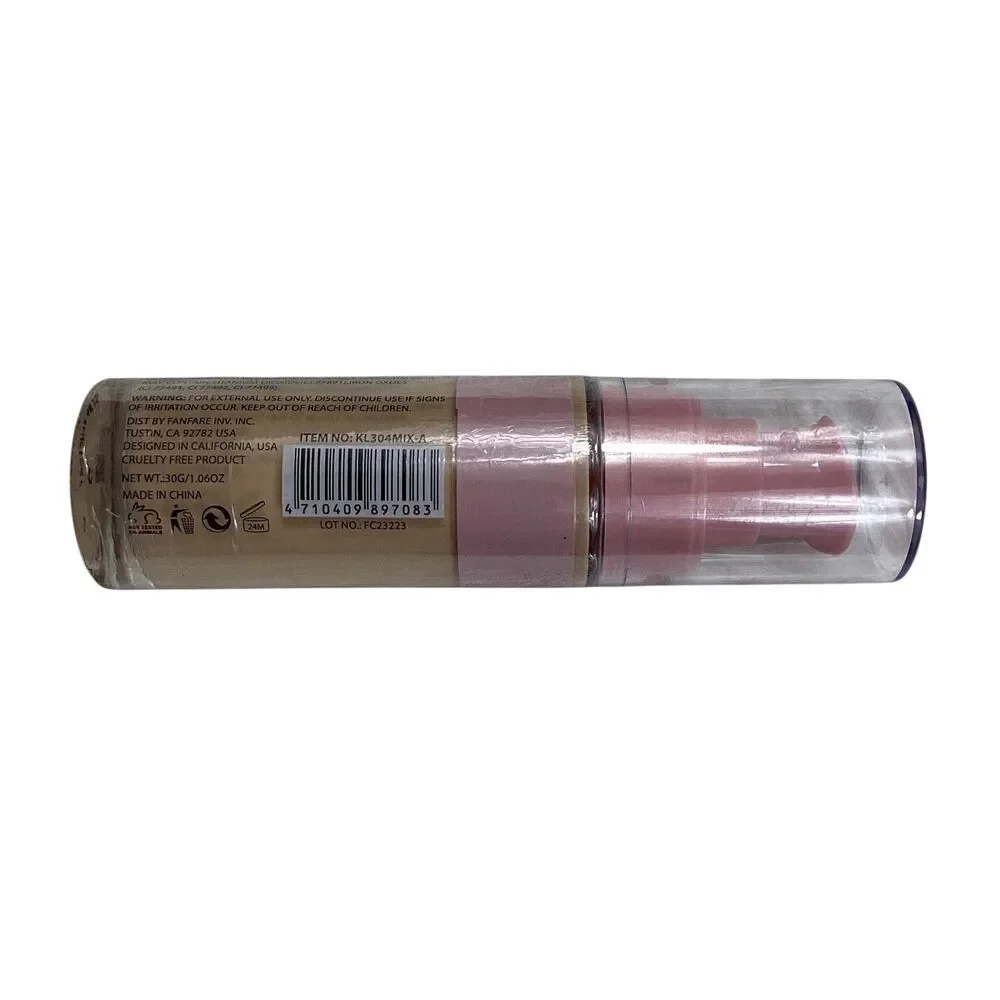 Amuse Faultless Full Coverage Foundation Liquid Makeup 30g KL304A-3 Brand New